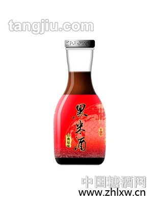 朱鹮黑米酒新版红标300ml