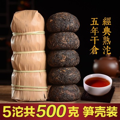 源头厂家直销批发 云南普洱茶熟茶 沱茶 勐海老熟茶古树老茶500克